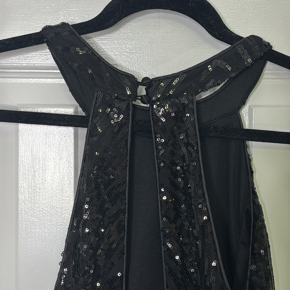 Lulu's Black Embellished Sequin Cocktail Mini Dress - Picture 10 of 10